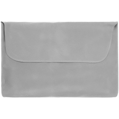 Надувная подушка под шею в чехле Sleep, серая-2