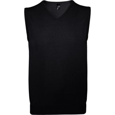 Жилет унисекс Gentlemen, черный-0