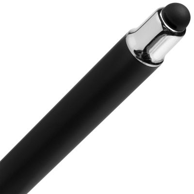 Роллер Scribo со стилусом, матовый черный-6