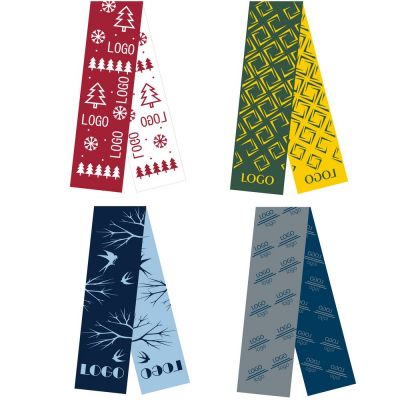 Шарф на заказ Tricksy Light, S, полушерсть-0