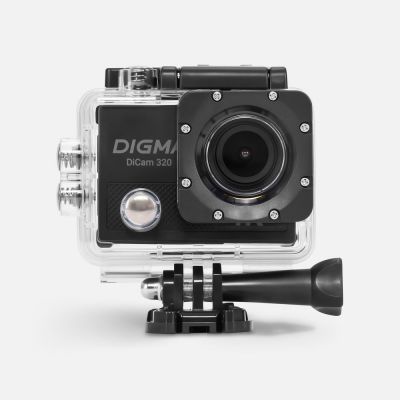 Экшн-камера Digma DiCam 320, черная-10