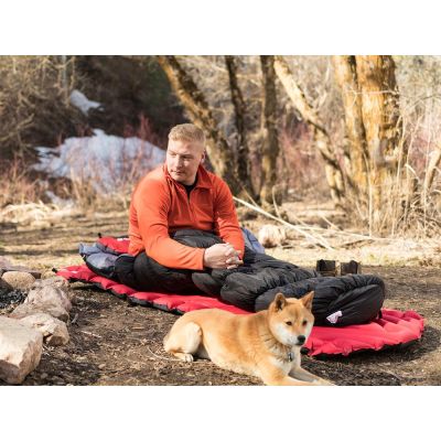 Надувной коврик Insulated Static V Luxe, красный-8