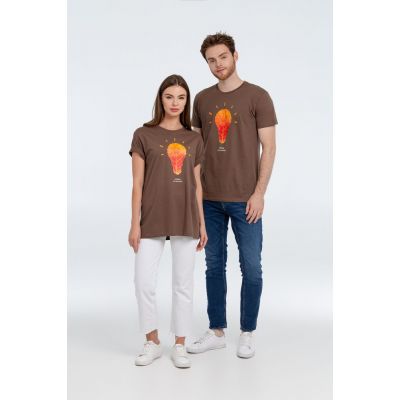 Футболка «Осенило», шоколадно-коричневая-8