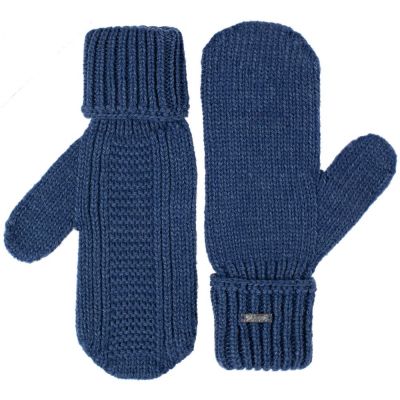 Варежки Brugge, синий меланж-2
