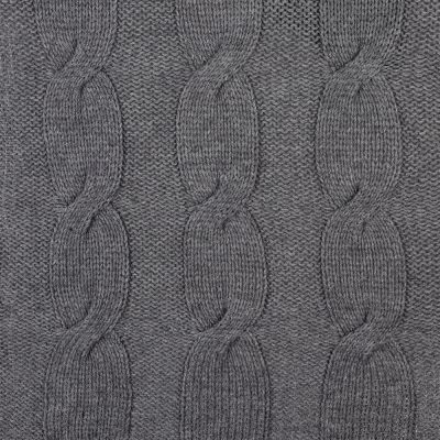 Плед Snefald, серый (маренго меланж)-2