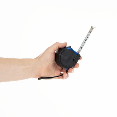 Рулетка Meter Plan, 5 м, черная с синим-5