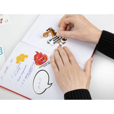 Наклейки бумажные Sticker Pack на заказ, S-6