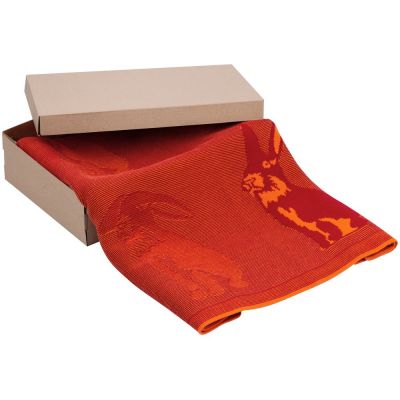 Плед Stereo Bunny, красный-6