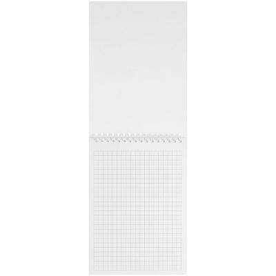 Блокнот Issa в клетку, белый-1