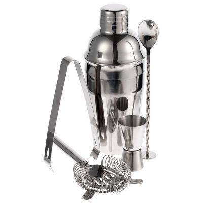 Набор для приготовления коктейлей Troubleshooter, серебристый-0