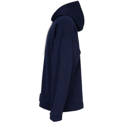 Худи унисекс оверсайз Seamark, темно-синее-2