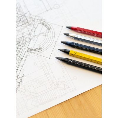 Вечный карандаш Construction Endless, серебристый-3