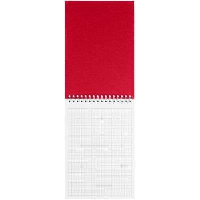 Блокнот Dali Mini в клетку, красный-2