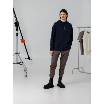 Толстовка унисекс Kosmos 1.0, темно-синяя-1