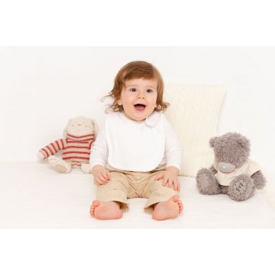Футболка детская с длинным рукавом Baby Prime, молочно-белая-2