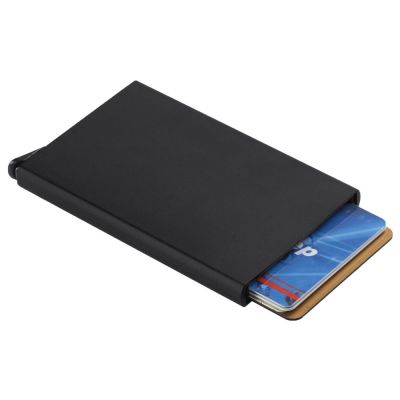 Футляр для пластиковых карт Motion, черный-1