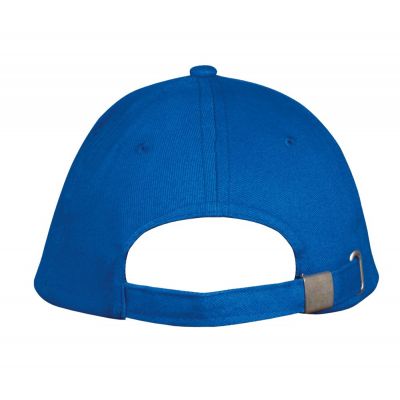 Бейсболка Long Beach, ярко-синяя с белым-2