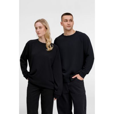 Свитшот унисекс Avenu, черный-10