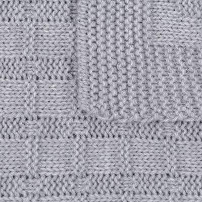 Плед Snippet, светло-серый меланж-3