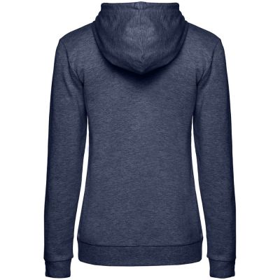 Толстовка с капюшоном женская Hoodie, синий меланж-1