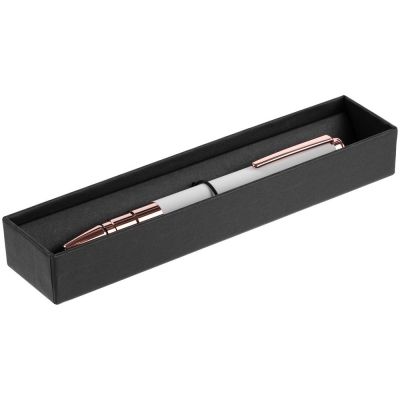 Ручка шариковая Kugel Rosegold, белая-3