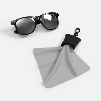 Очищающая салфетка Specta, серая с черным-1