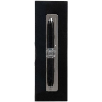 Ручка-спиннер Flipen с фонариком, черная-3