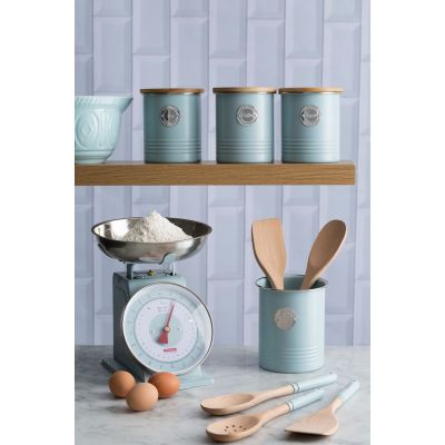 Емкость для хранения сахара Living, голубая-3