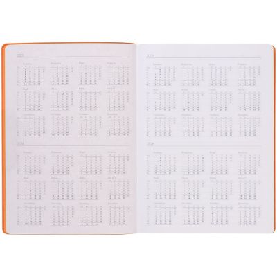 Ежедневник Flexpen Shall, недатированный, оранжевый-8