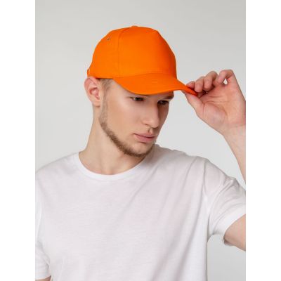Бейсболка Standard, оранжевая-7