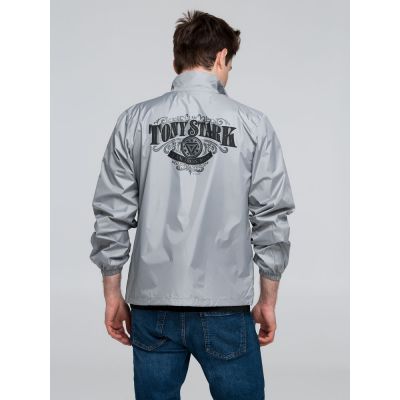Ветровка Tony Stark, светло-серая-0