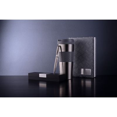 Термостакан Hard Work, вакуумный, серебристый-3