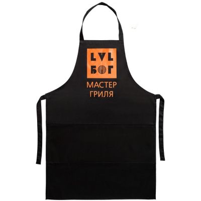 Фартук «LVL Бог», черный-0