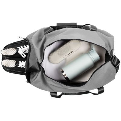 Сумка дорожная urbanPulse, серая-3