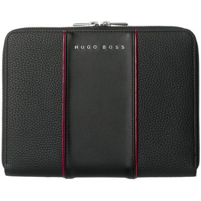 Набор Gear: папка с блокнотом и ручка, черный-1