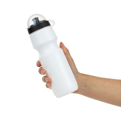 Бутылка для велосипеда Bikescape, белая с черным-5