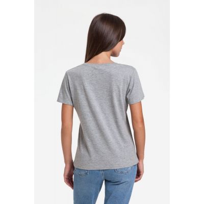 Футболка женская Artist Bear, серый меланж-2