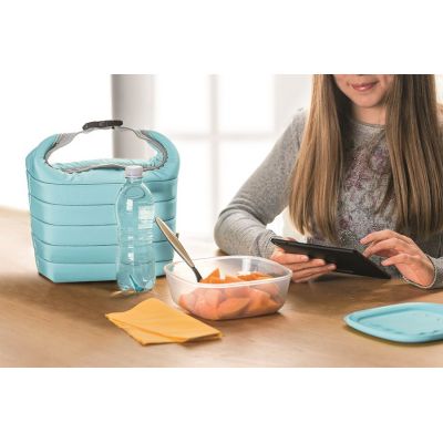 Набор Handy: термосумка и контейнер, малый, зеленый-1
