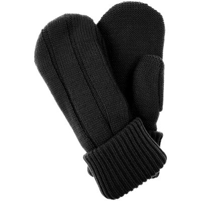Варежки Knit Beat, черные-1