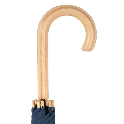 Зонт-трость OkoBrella, темно-синий-5