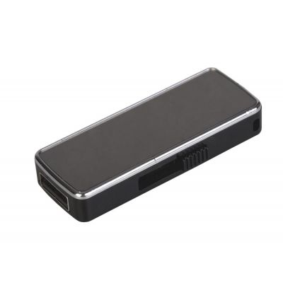 Флешка с подсветкой логотипа Highlight, черная, 8 Гб-0