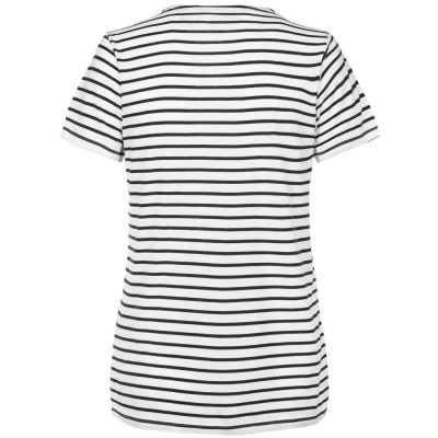 Футболка женская «Морские обитатели», белая с темно-синим-1