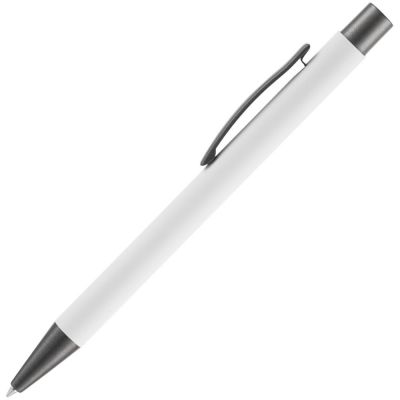 Ручка шариковая Atento Soft Touch, белая-1