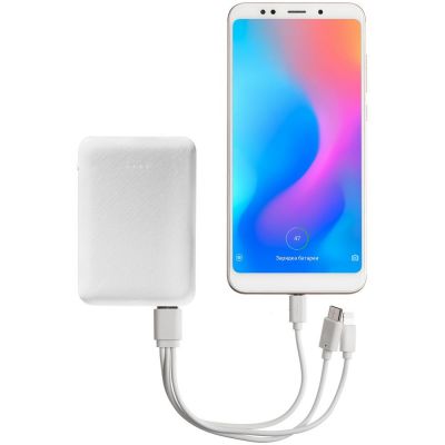 Внешний аккумулятор Uniscend Full Feel 10000 мАч, белый-5