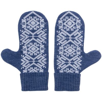 Варежки Onego, синие (джинс)-0