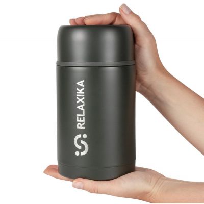 Термос для еды Relaxika 1000, хаки-5
