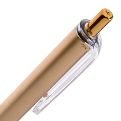 Ручка шариковая Easy Grip, золотистая-4
