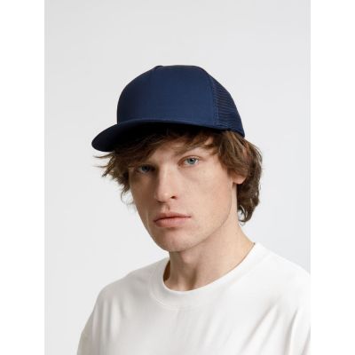 Бейсболка Seguro Air, темно-синяя-5