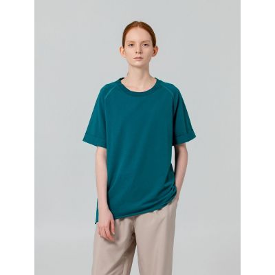 Футболка унисекс Vozduh 1.0, темно-бирюзовая-0