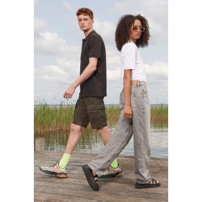 Рубашка поло унисекс Pegase, черная-5